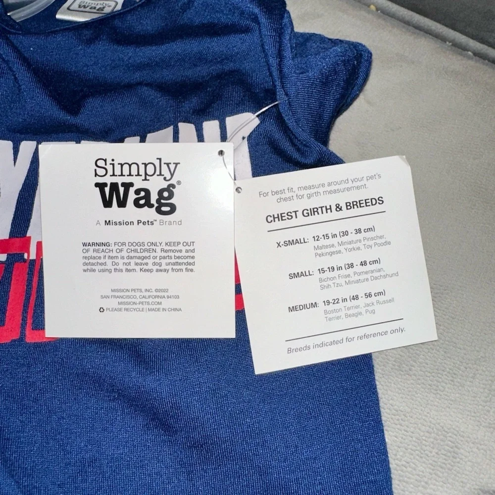NEW Simple Wags 3 Graphic Dog T-Shirts Set
